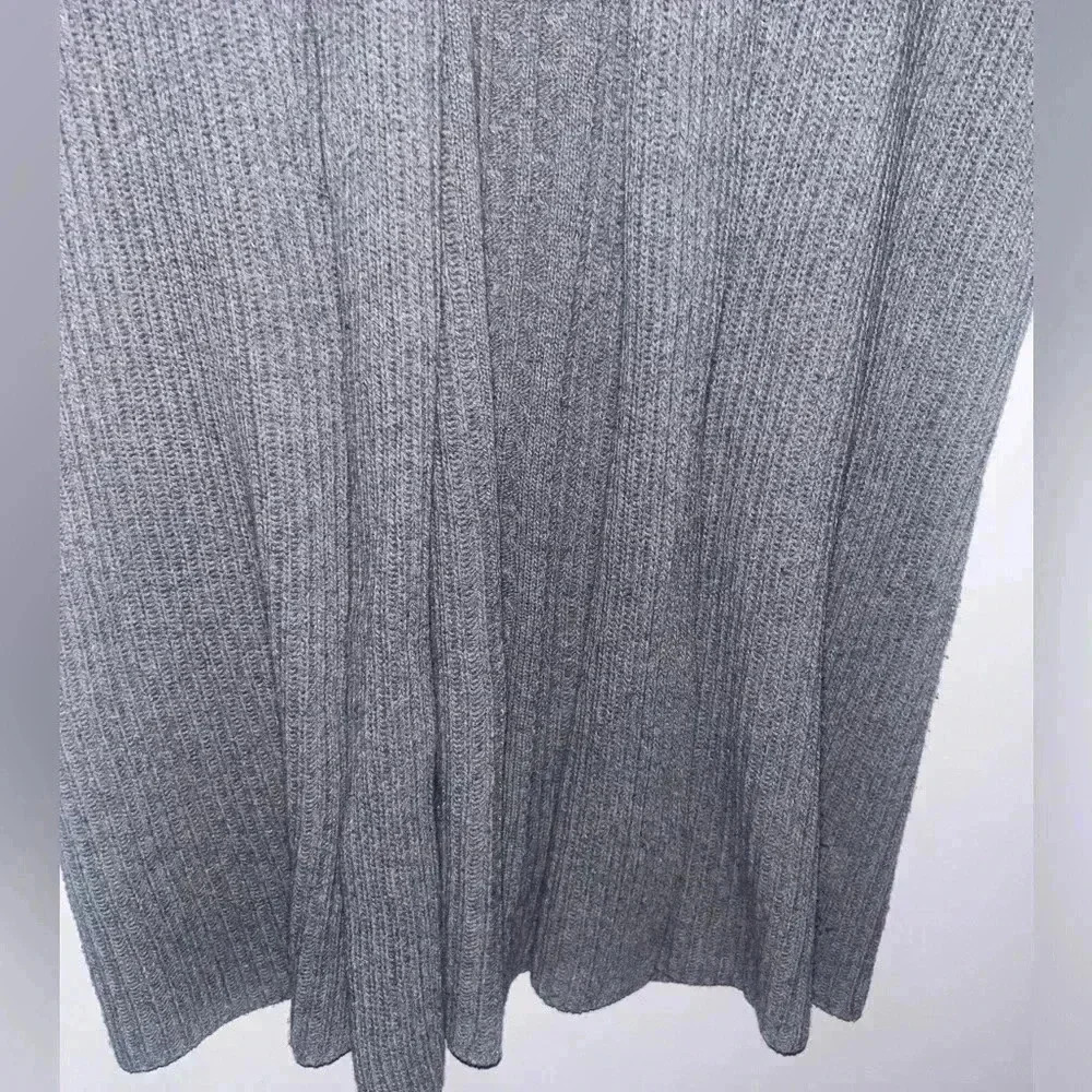 Lafayette 148 Open Front Gray Kimono Cardigan Short Sleeve Size SP - Picture 4 of 9